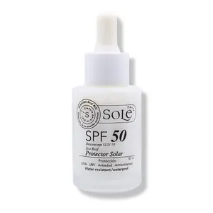 Sole Paris SPF 50 Facial Sunscreen Serum – Lightweight, Non-Greasy, Antioxidant Protection for Daily Use (30 ml)"