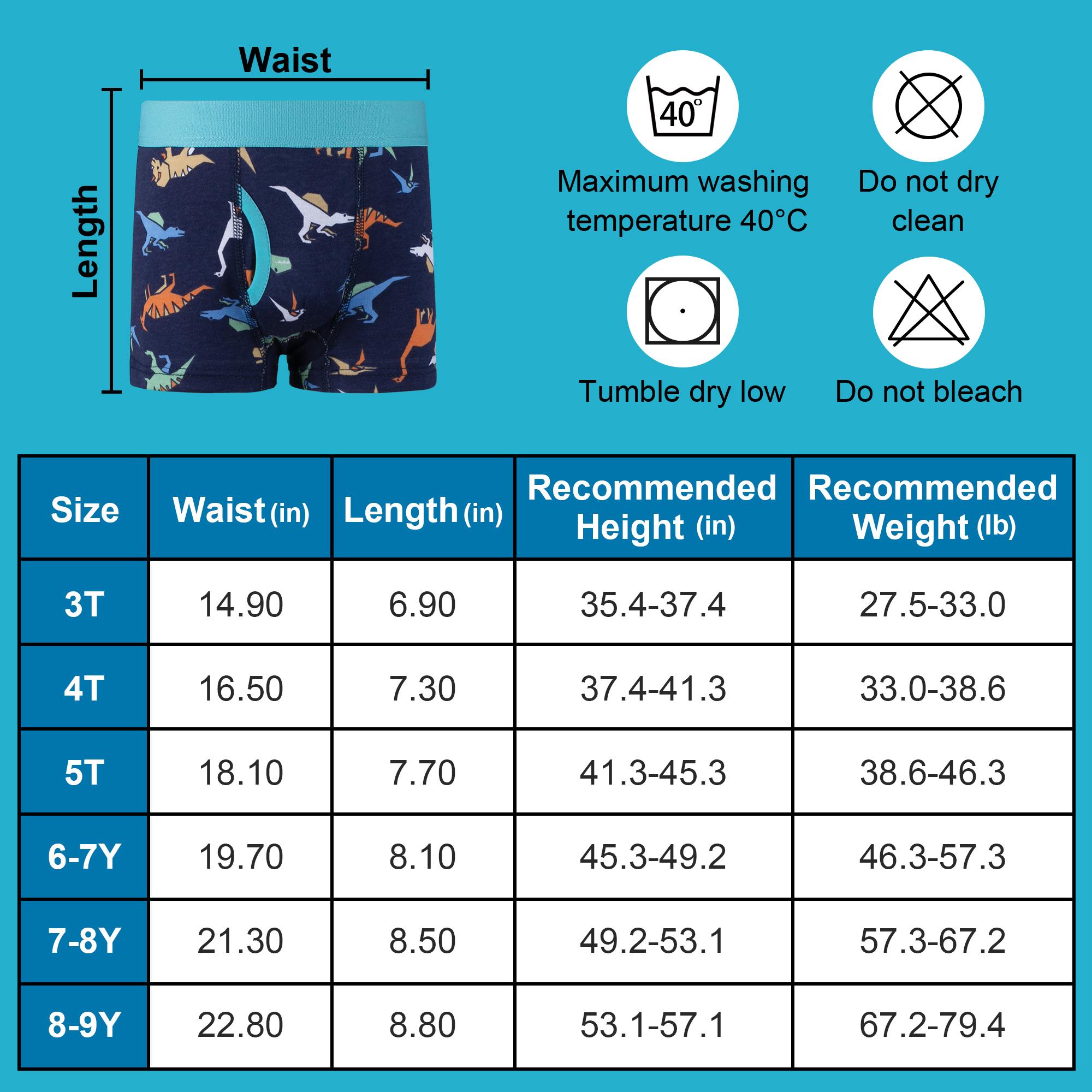 BIG ELEPHANT Boys' Boxer Briefs 6-Pack – Cute Print Cotton Underwear for Toddlers & Kids, Soft Breathable Boxer Shorts with Double-Layer Crotch, Ages 3-9 boy gifts BIG ELEPHANT Boys' Boxer Briefs 6-Pack – Cute Print Cotton Underwear for Toddlers & Kids, Soft Breathable Boxer Shorts with Double-Layer Crotch, Ages 3-9 boy gifts