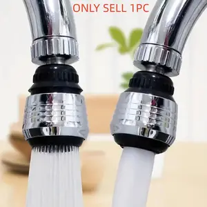 Kitchen Faucet Aerator, 2 Water Spray Modes, Universal Extended Sink Faucet, Splash-proof Faucet, Rotatable Spout for Home Kitchen/Bathroom/Balcony, Gifts For Girlfriend