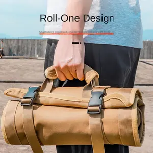 6 pocket tool kits, hardware, electrician, woodworking tool sub packaging bag, shockproof portable roll tool storage bag, cover bag, Tool Bag Organizer