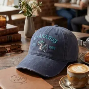 Anime Embroidered Hat 2026 – Personalized Character Vintage Dad Cap, Adjustable Cotton Baseball Cap, Otaku Gift for Her & Him