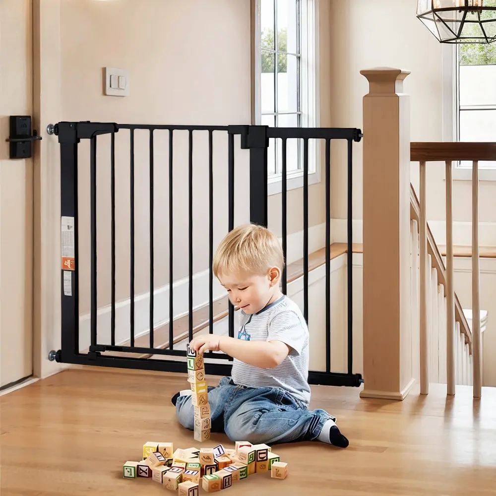 PAWGIANT 30"Tall Cat Gate, Fits Openings 29.5-43.3" Extra Wide, Auto Close Extra Wide Dog Gate for House, for Doorways & Bottom of Stairs, Pressure Mount Safety Gate for Babies, Toddlers & Pets, Tested & Safe, Baby Gate, Mother's Day Gift, dealsforyou