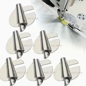 Set of 8pcs of Universal Sewing Rolled Hemmer Feet, Suitable for Machines, Designed for Creating Rolled Hems with Widths of 3-10Mm, Ideal for Home And Industrial Use