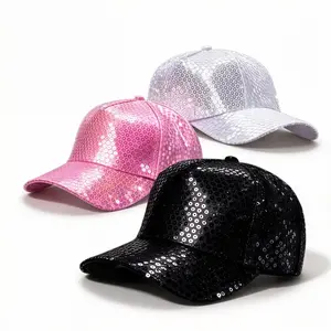 2pcs Summer Outdoor Leisure SunscreenFishing Hat Breathable Mesh Baseball Hat DuckTongue Hat Sequin hat, unisex moisture-wicking dandy panel