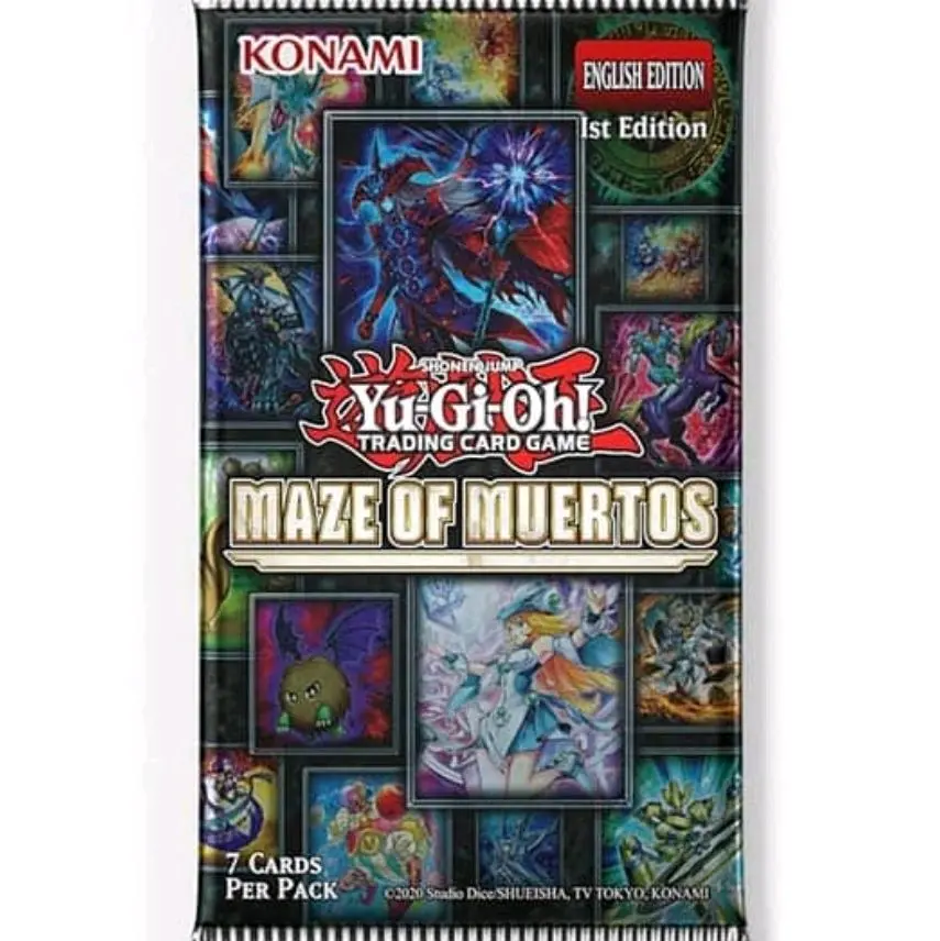 Yugioh Maze of Muertos Booster Pack (RIPPED LIVE)