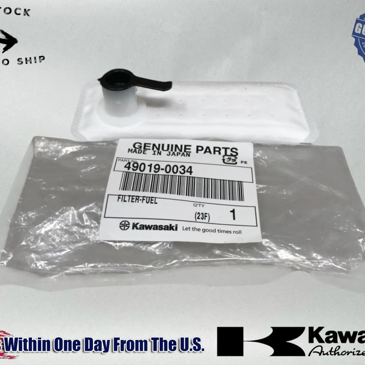 Genuine OEM Kawasaki Fuel Filter 49019-0034