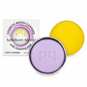 Bdellium Tools Cosmetic Brush Cleanser - Fresh Lavender for Cleaning and Conditioning Makeup Brushes Silicone Avocado Green Tea Cleansing
