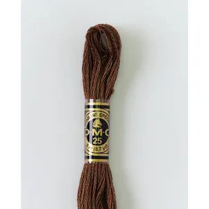 DMC Embroidery Stranded Thread - Six-Strand Embroidery Floss - 839 - Root Brown