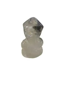 Snake-Shaped Crystal Decorative Figurine for Home Decor and Collectibles