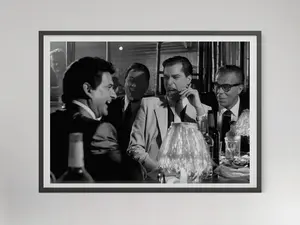 Goodfellas Poster, Funny Wall Art, Bar Cart Print, Retro Movie Poster, Goodfellas Movie Print, Gangster Poster, Printable Decor Frames