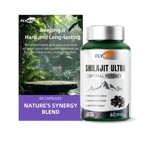 Flynew Optimal Potency Shilajit Ultra 60 Capsules Made in USA with Essential Minerals for Healthy Aging and Immune System Support - Healthcare