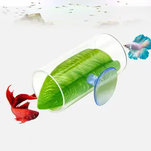 1 Pack Betta Fish  Tube Tunnel,Betta Fish Leaf Pad Simulating The  Habitat for Betta Spawning Grounds Breeding Resting Bed,Fish Shelter Hideaway