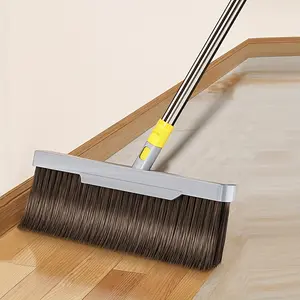 New Durable Folding Broom And Dustpan Set With Long Handle - Creative Comb Tooth Design For Pet Hair Removal Ideal For Home Office School Dorms - Versatile Floor Cleaning Kit
