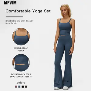 MFVIM Women's Sports Suit, Comfortable and Stylish Activewear Set for Workouts, Perfect for Yoga and Gym Sessions, Yoga Gym Outfits, Workout Gym Clothing