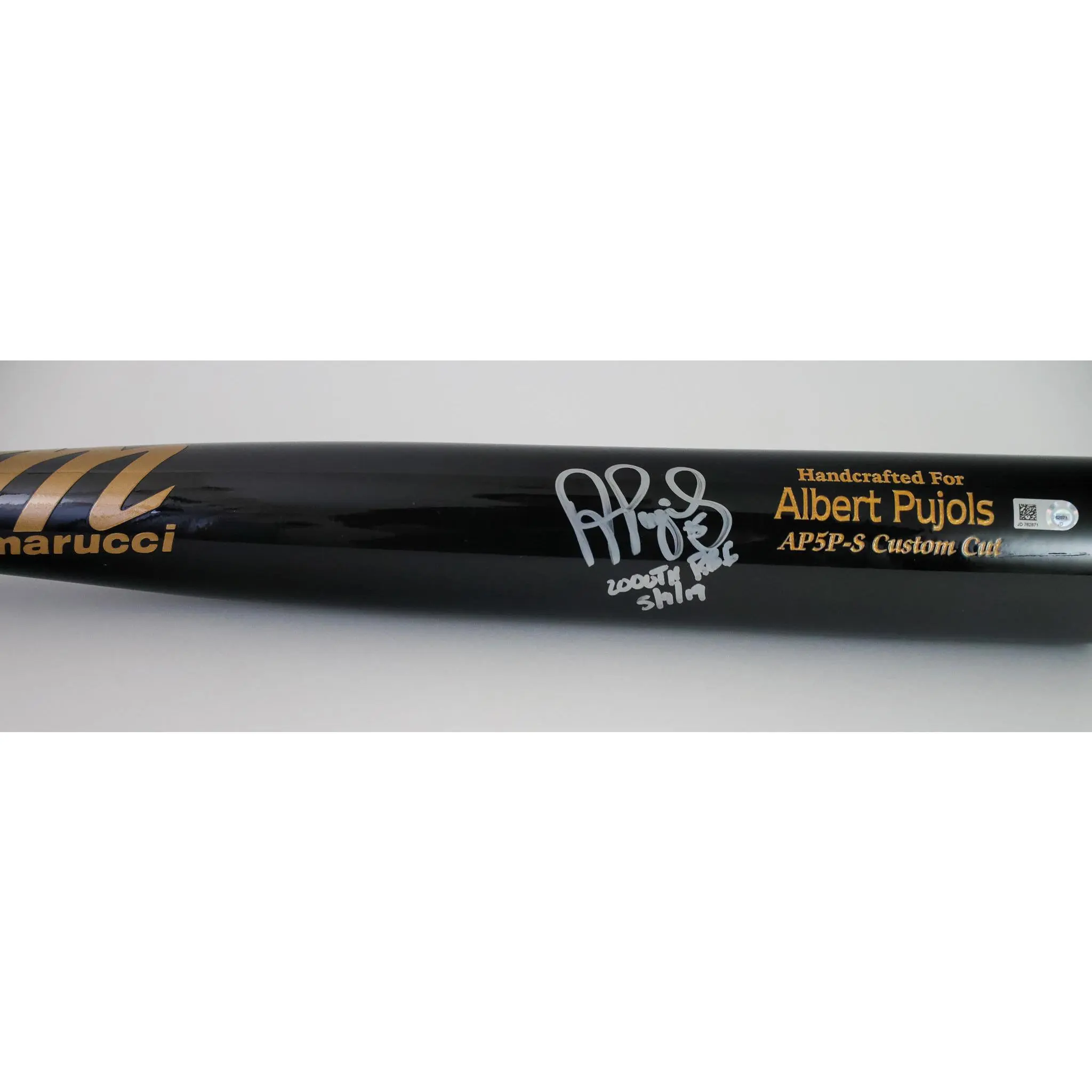 Albert Pujols Autographed Baseball Bat Inscribed "2000th RBI 5/9/19" – Fanatics Authenticated