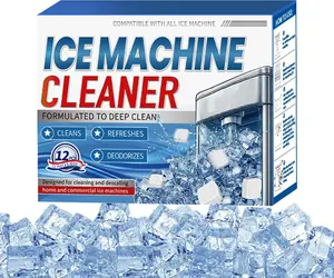 Ice Machine Cleaner Maker Descaler,12Pcs Ice Machine Cleaner Tablets,Countertop Ice Maker Cleane r,Compatible with Frigidaire,Opal, Ge Profile, Kitchenaid