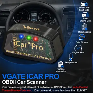 Vgate iCar Pro V2.3 OBD2 Fault Code Reader Auto Scanner wireless 4.0 for phone OBD 2 Car Diagnostic Tool