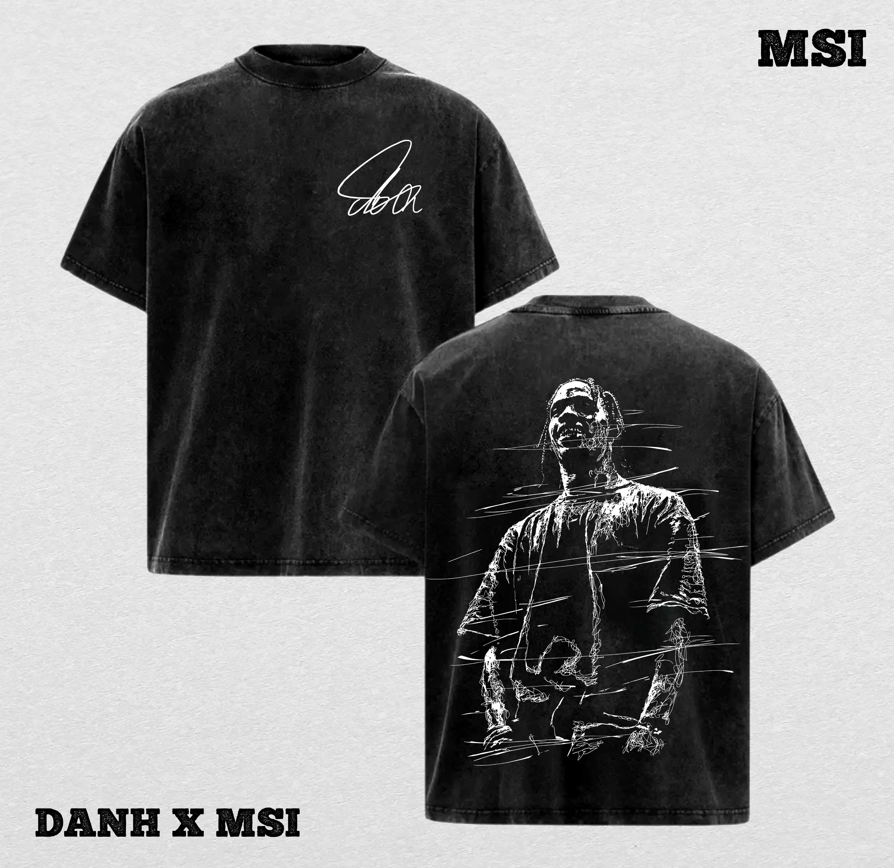 TRAVIS Astro Rapper Cactus Style Houston Hip Hop Icon Oversized Acid Wash T-Shirt Vintage Graphic Streetwear Top Soft 100% Cotton Y2K Seamless Apparel Front Signature Back Sketch Artwork Retro Unisex Scott Concert Tour Rapper Merch Gift for Music Fans