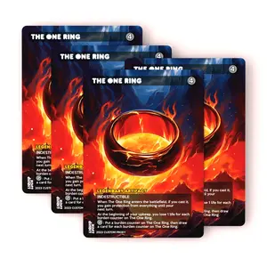 The One Ring Proxy Playset - (4 Copies) Perfect for Your Commander Deck Tcg Packs Tcg Booster Packs