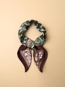 boho paisley print square scarf, paisley print shawl, fashionable soft comfortable bandana for women & men, casual versatile boho style scarf for daily wear, fashion accessories for spring & fall