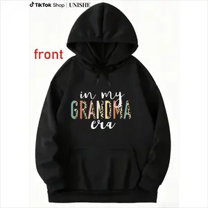 100% In My Grandma Era Hoodie with Leopard Print – Humorous Gifts for Grandma