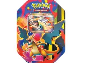 Pokémon TCG: Mega Charizard Y Tin (Live break) or (sealed) - Collector's Item with Mega Charizard Y ex for Iconic Power