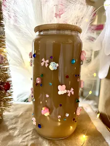 Viral Holiday Charm Christmas Cups 2025 Limited Edition Set with Lid & Straw - Sweet Treat - Decorative Drinkware