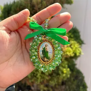 St. Jude Car Blessing Charm. Handmade Protection Gift Decoration