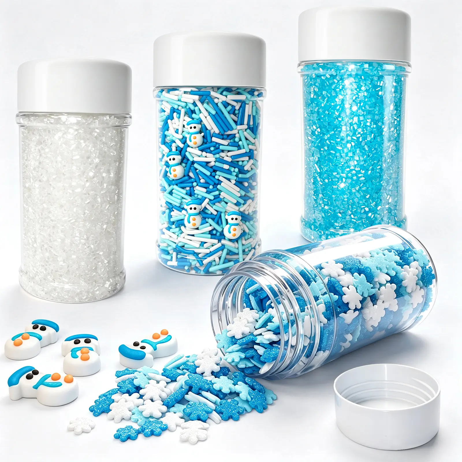 Sweets Indeed Sprinkles, Edible Sprinkle Mix, Rainbow Sprinkles Perfect for Cake Decorations, Baking, Ice Cream, Cookies, Cupcake Topper Halloween Christmas Holiday Sprinkle Blends
