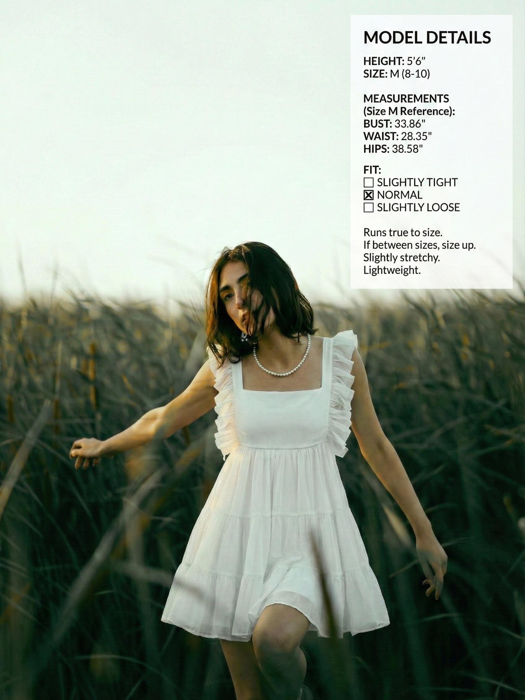 Women’s Summer Slightly Transparent Lightweight Square Neck Tie Back Ruffle Sleeve Tiered Casual A-Line Short Mini Dress 2026 New Little Black Dress For Women Party  Basic  Womenswear Minimalist