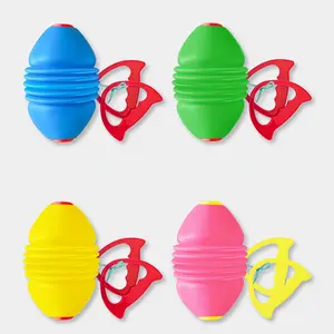 Four-Piece Colorful Handheld Shuttle Ball Set, Outdoor Family Game Toy, Random Handle Colors, Enhances Coordination and Reaction Skills