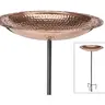 Good Directions 18" Pure Copper Bird Bath with Garden Pole