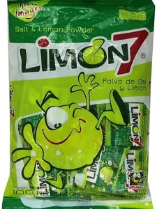 Anahuac Limón 7 Salt & Lemon Powder Mexican Candy 0.5 lb | Tangy Chili Lime Seasoning Candy | Mexican Snack