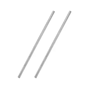 4mm x 200mm 304 Stainless Steel Solid Round Rod for DIY Craft - 2 count