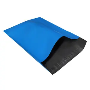 UOFFICE Blue Poly Mailers 12" x 15.5" Pack of 250 Durable Waterproof Self-Sealing Shipping Envelopes for Clothing Books Accessories