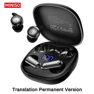 MINISO MS108 In-ear Wireless Mini Bluetooth EarphonesIPX5 Waterproof Dual-user Music Sharing Travel-FriendlyTiny Invisible Earbuds - Electronic