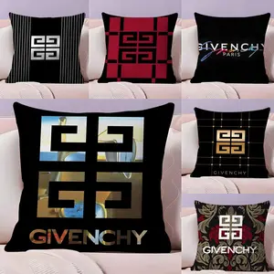 Fashion Givenchy Cushion Cover Plush Reversible Pillow Cover: Perfect for Car Rides, Sofa Lounging, Bedroom Relaxation & More A Thoughtful Gift for Loved Ones!
