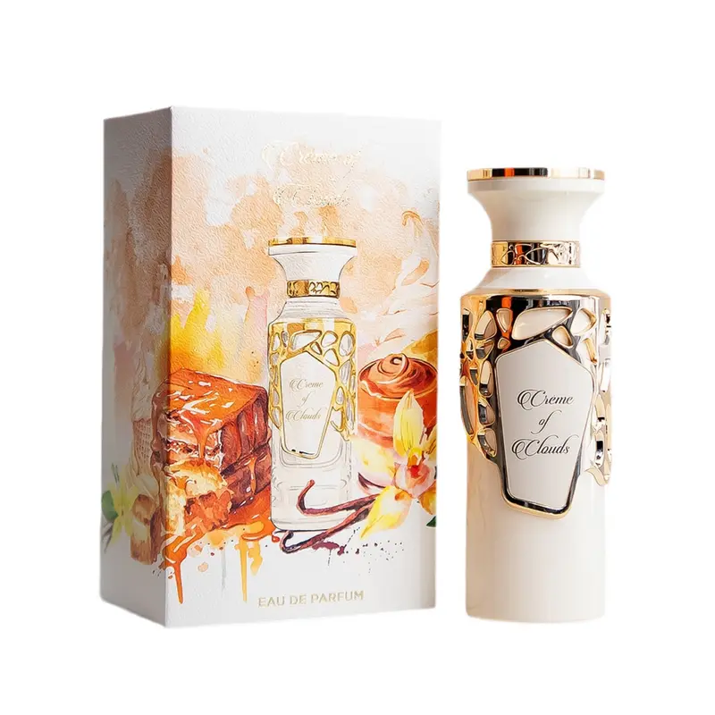 Fragrance World Creme of Clouds Unisex EDP Perfume (100ml) - Sweet Caramel Vanilla, Toasted Coconut Milk, Creme Brûlée Notes, 24-Month Shelf Life, Boxed Beauty & Personal Care Item, Perfumes for Women, Vanilla Scents