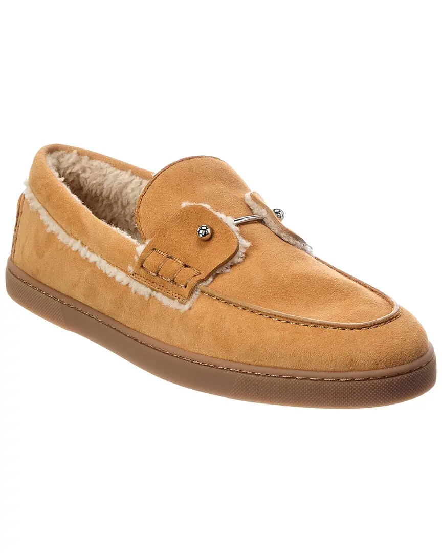 Christian Louboutin Chambeliboat Suede Boat Shoe
