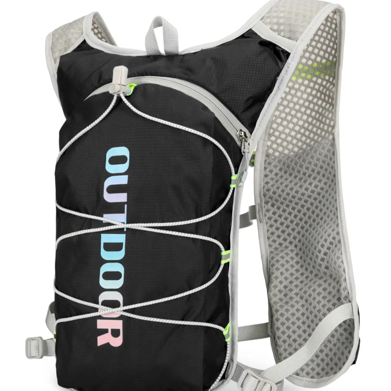 Men Women Unisex Design Lightweight Water Bag Backpack, Outdoor Hiking Running Cycling Hydration Pack, Breathable Mesh Fabric, Suitable for Trail Running