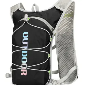 Men Women Unisex Design Lightweight Water Bag Backpack, Outdoor Hiking Running Cycling Hydration Pack, Breathable Mesh Fabric, Suitable for Trail Running