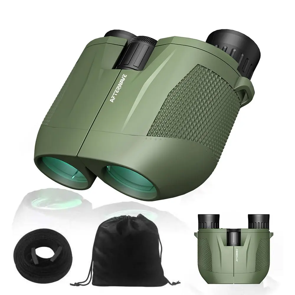 10x25 Compact Binoculars, High Magnification Easy Focus Binoculars, Outdoor Binoculars for Bird Watching, Travel & Camping