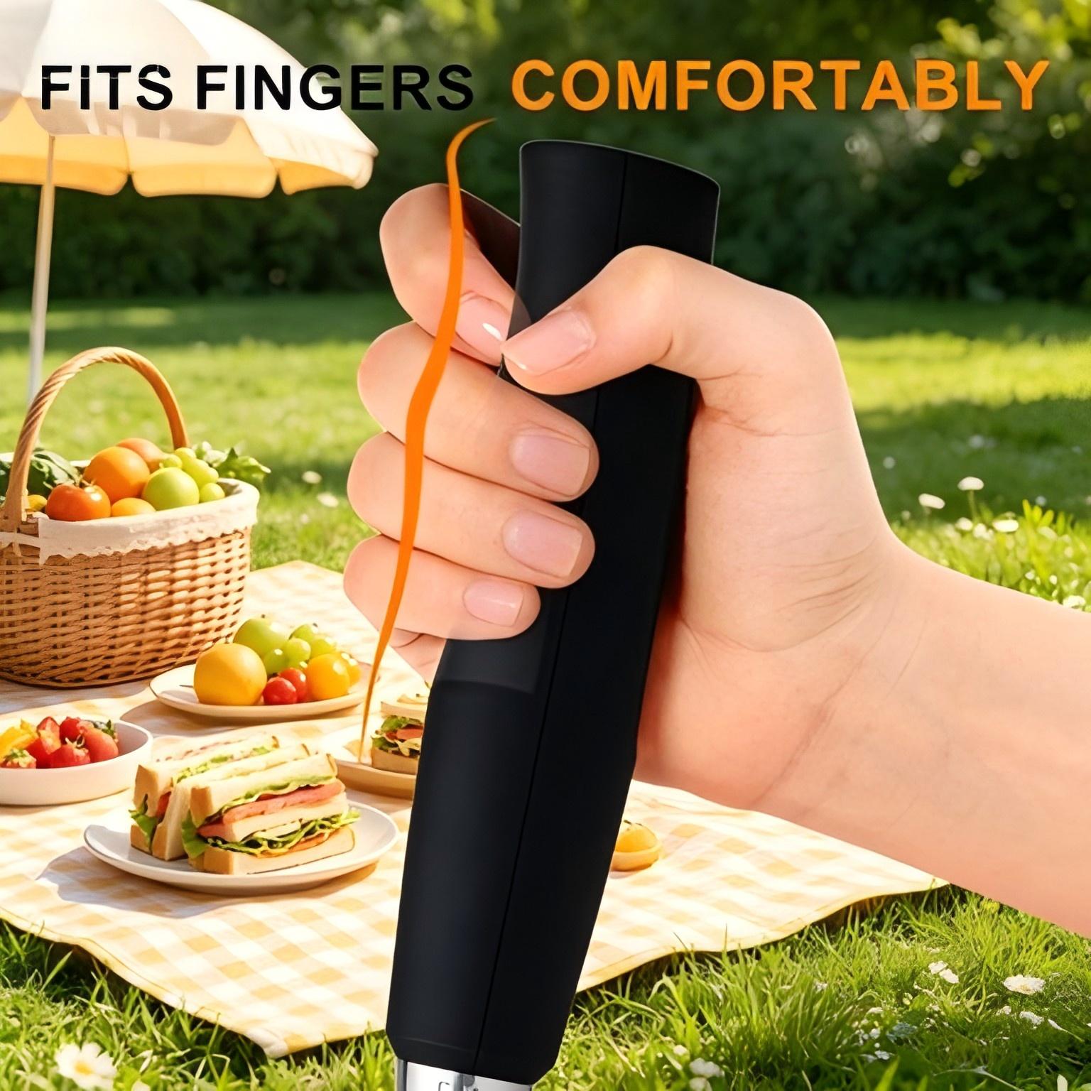 Rechargeable Handheld Milk Frother, 3-Speed Electric Whisk with 3 Interchangeable Heads, Coffee Frother for Latte, Cappuccino, Hot Chocolate & Egg Mixing