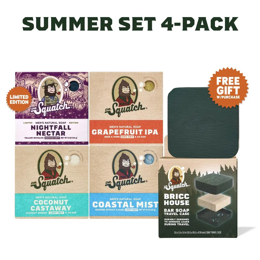 Summer Set 4-Pack + GWP Travel Case V2