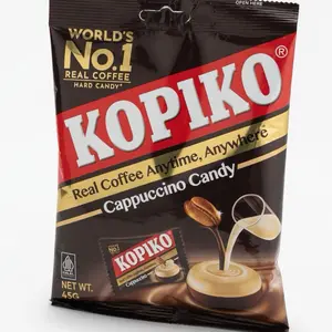 Kopiko Cappuccino Hard Candy - World's No.1 Real Coffee Candy, 45g