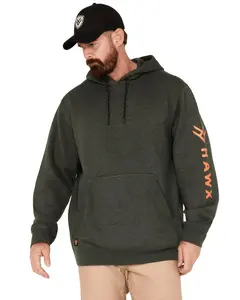 Hawx Men's Season Logo Hooded Work Sweatshirt - Hxfa20k30-Grn