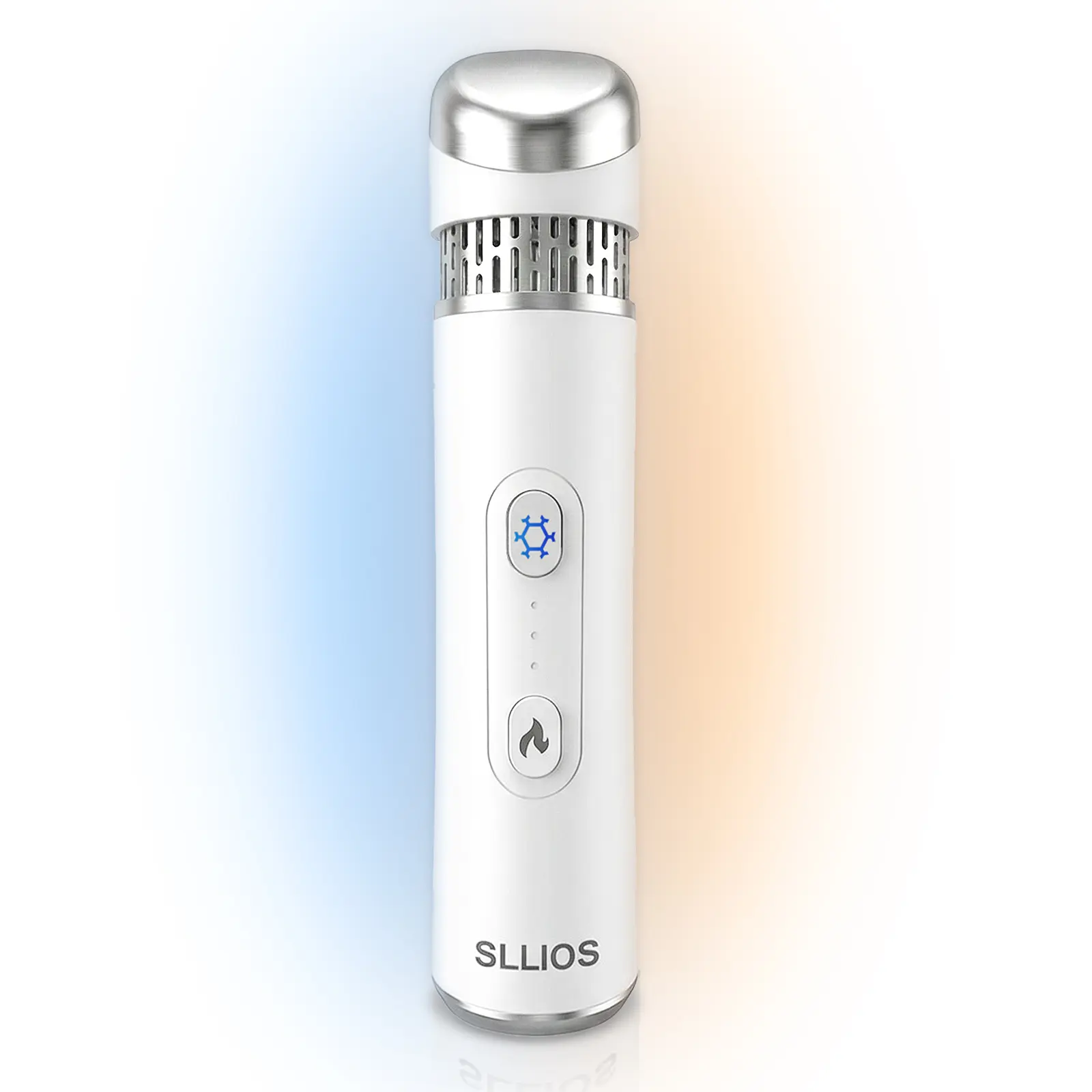 Hot & Cold Facial Massager Wand for Depuffing and Relaxing Tension, Battery Powered Facial Beauty Instrument for Serum Absorption, Single Item