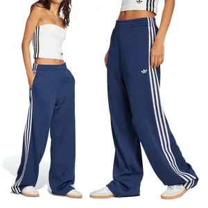 Adidas Originals Women's Navy Firebird Knit Track Pants, JV7524