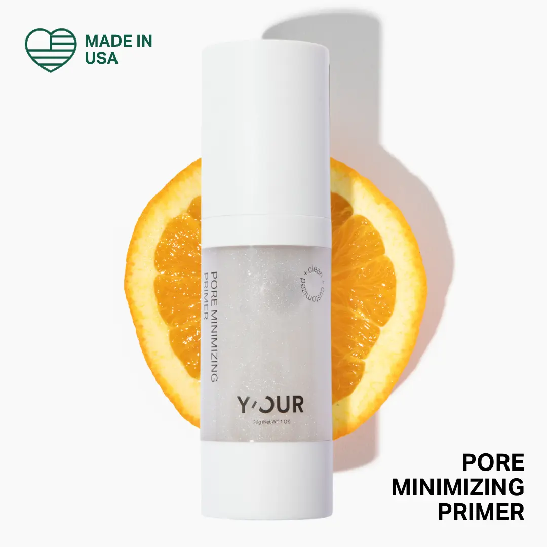 Y'OUR Pore Minimizing Cosmetic Face Gel Primer - Gripping, Blurring, Lightweight Makeup Base with Vitamin C, E, Collagen-Boost Formula, Moisture-Locking, Oil Control, Brightening, Hydrate, Flawless Soft-Focus Finish, Non-Comedogenic for Adults (Bottle)