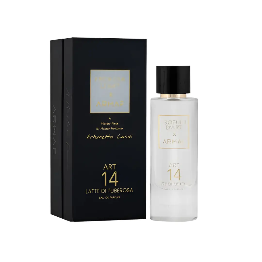 Armaf Profumi D'Art x Art 14 Latte di Tuberosa Eau de Parfum (Edp) 3.6 Oz Single Item - Unisex Wear Creamy Floral Tuberose Blend with Coconut, Milky Nuances - Modern Radiant Signature Scent